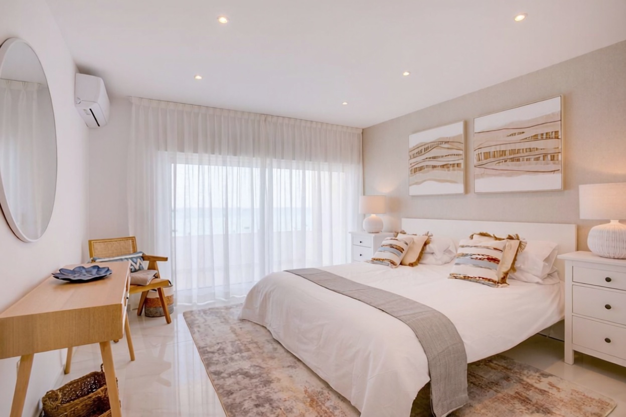 Chalet avec accès direct à la plage à Estepona — Chambre