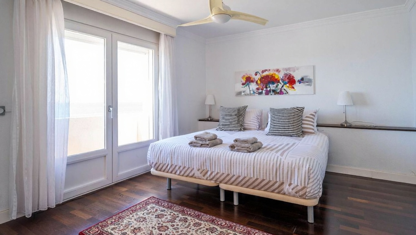 Chalet avec accès direct à la plage à Estepona — Chambre