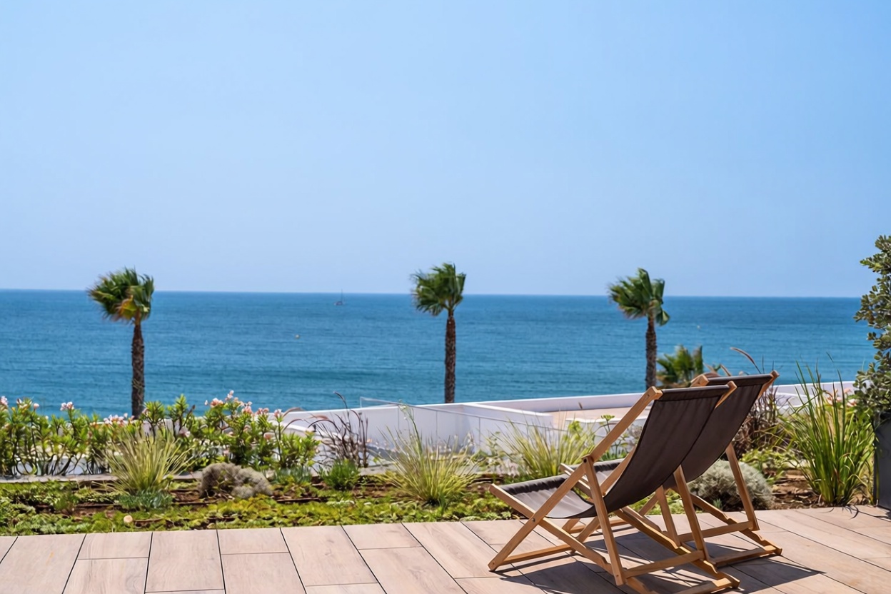 Wohnung in erste Strandlinie in Estepona — Meerterrasse