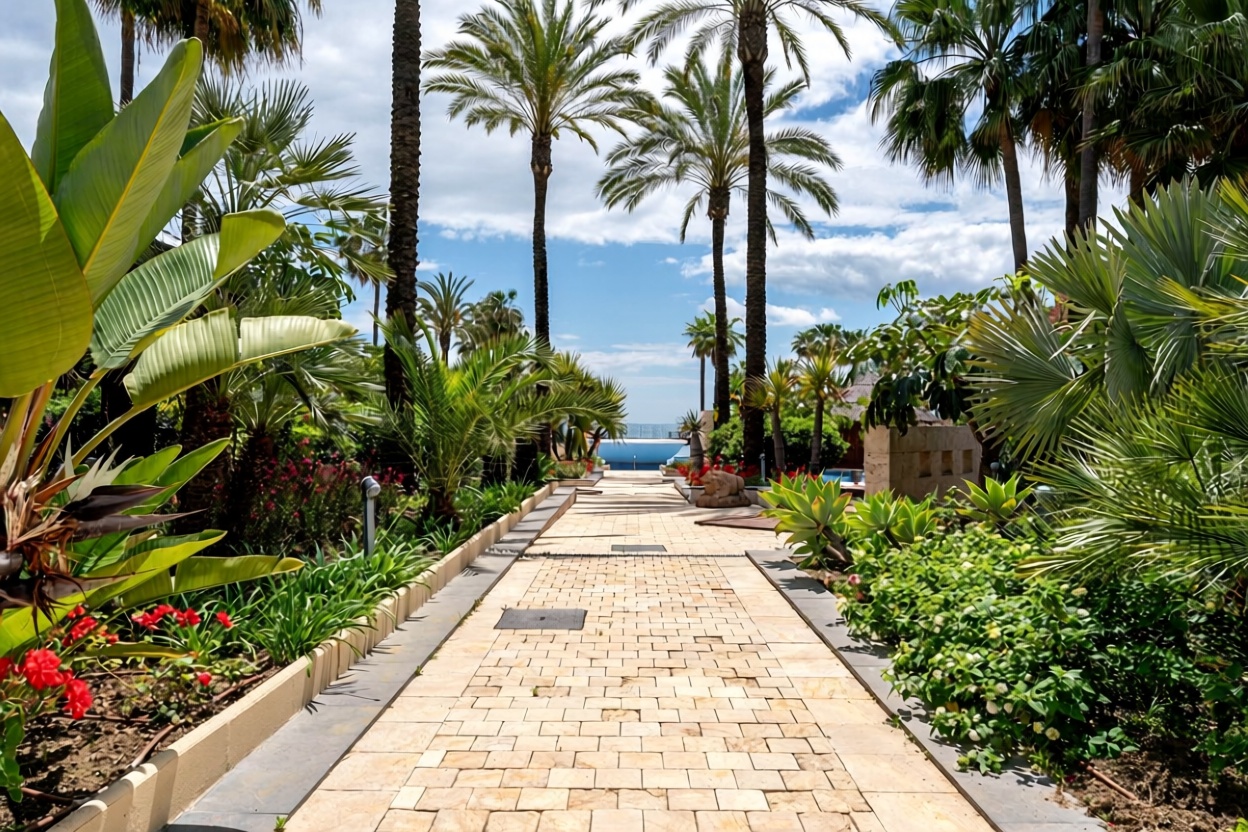 Wohnung in erste Strandlinie in Estepona — Meerblick