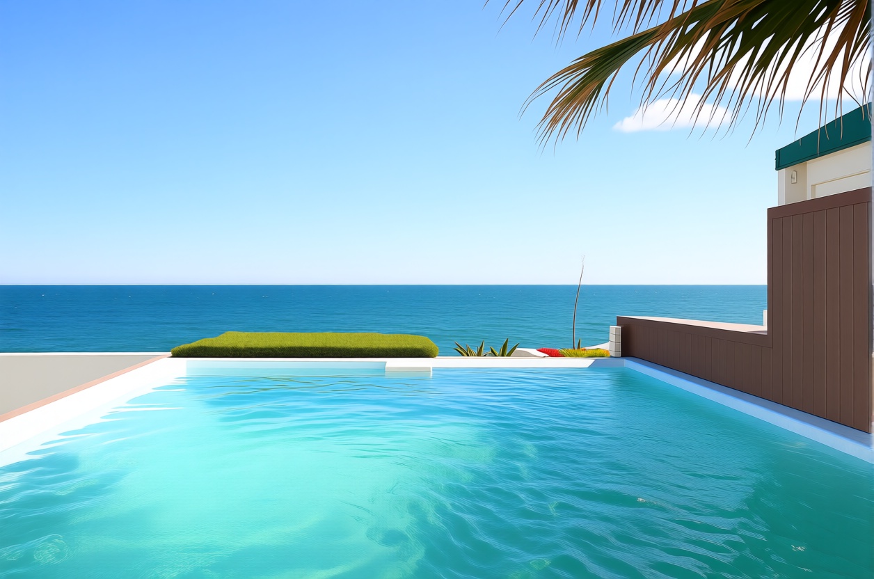 Duplex in erste Strandlinie in Estepona — Meerblick