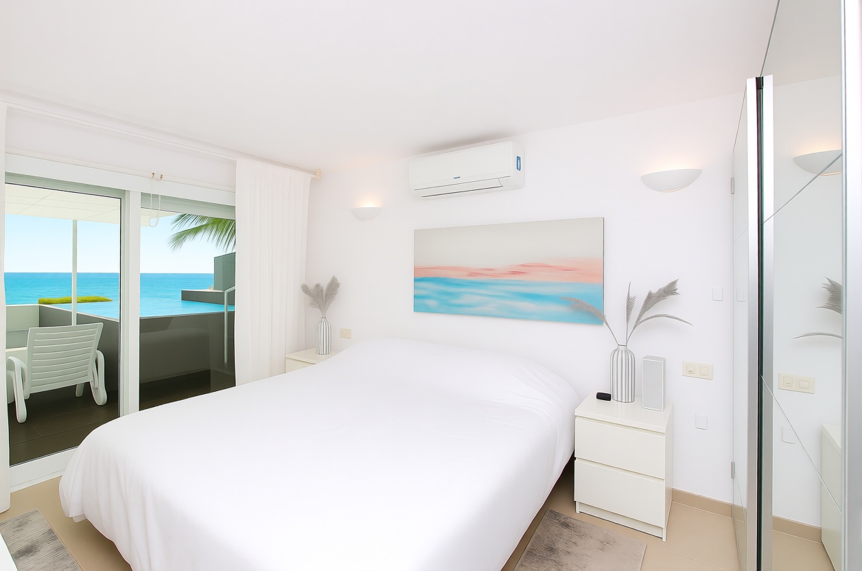 Duplex in erste Strandlinie in Estepona — Schlafzimmer