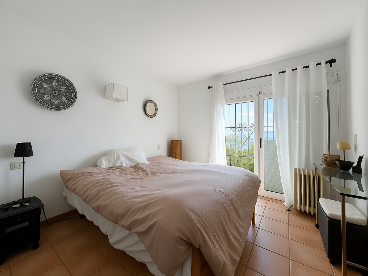 Chalet avec accès direct à la plage à Estepona — Chambre