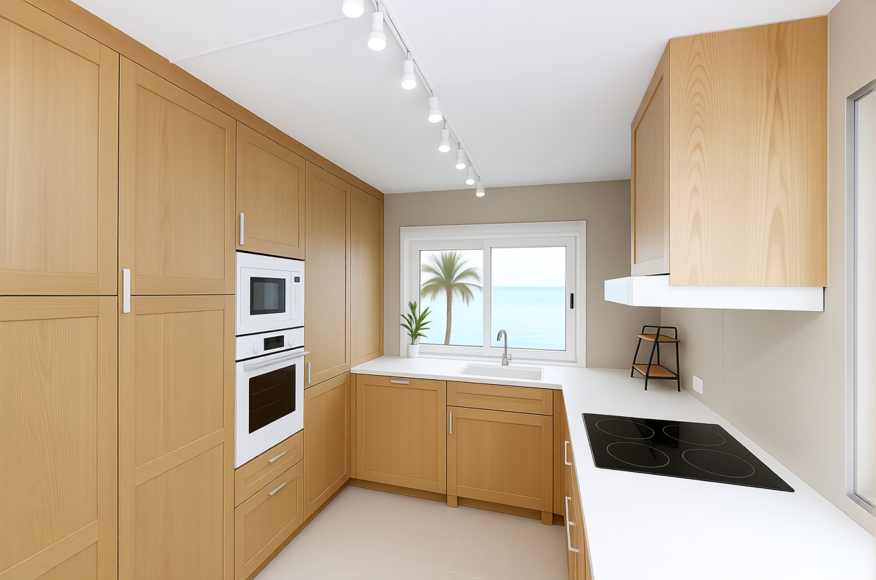 Beachfront duplex in Estepona — Kitchen