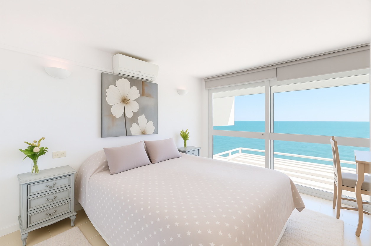 Beachfront duplex in Estepona — Bedroom