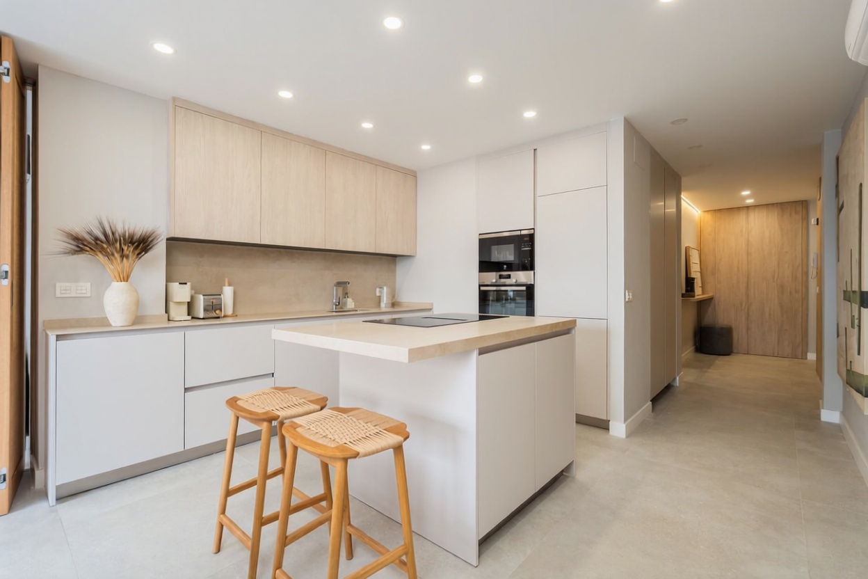 Beachfront flat in Estepona — Kitchen