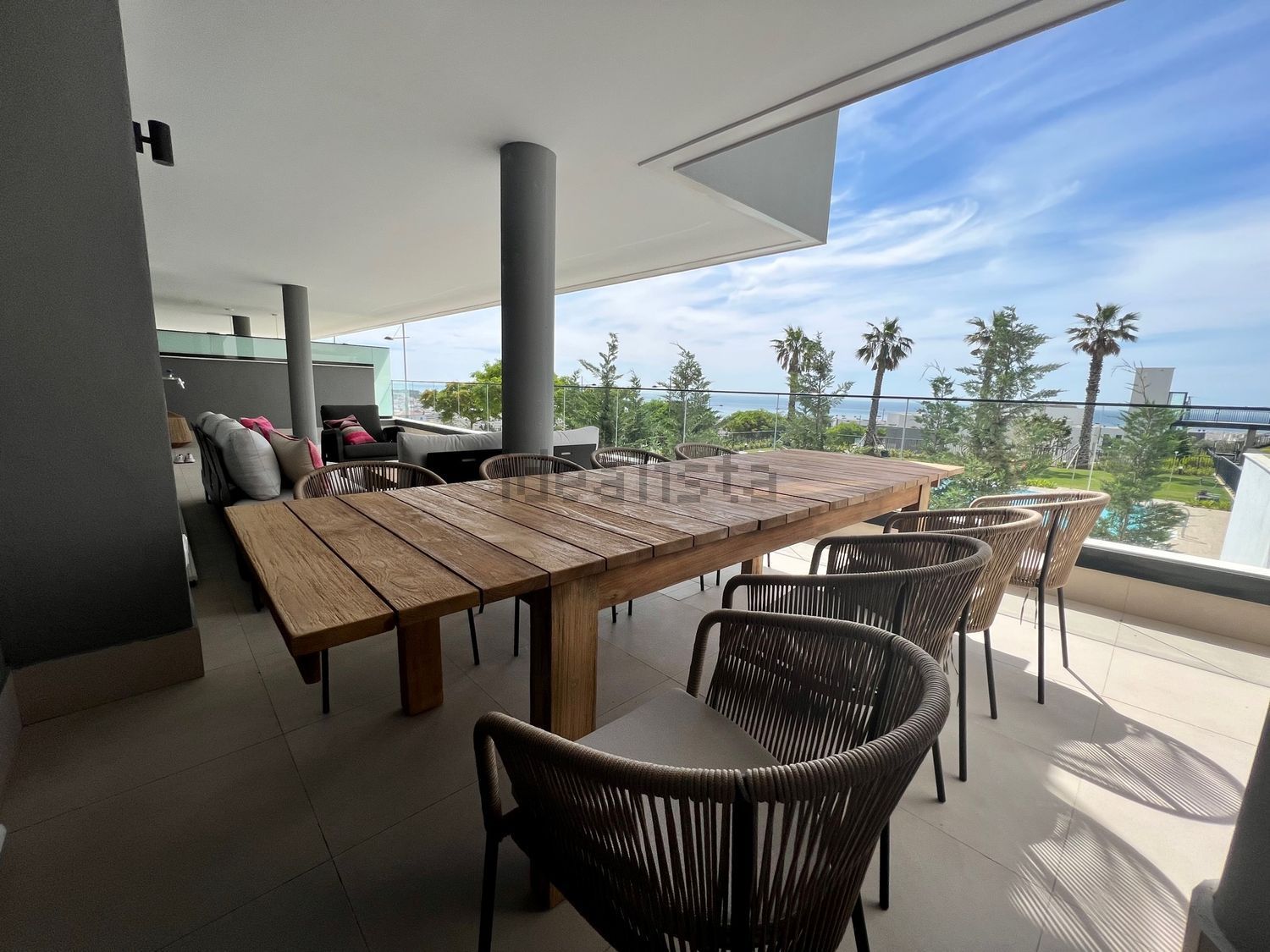 Appartement en première ligne de plage à Estepona — Terrasse mer