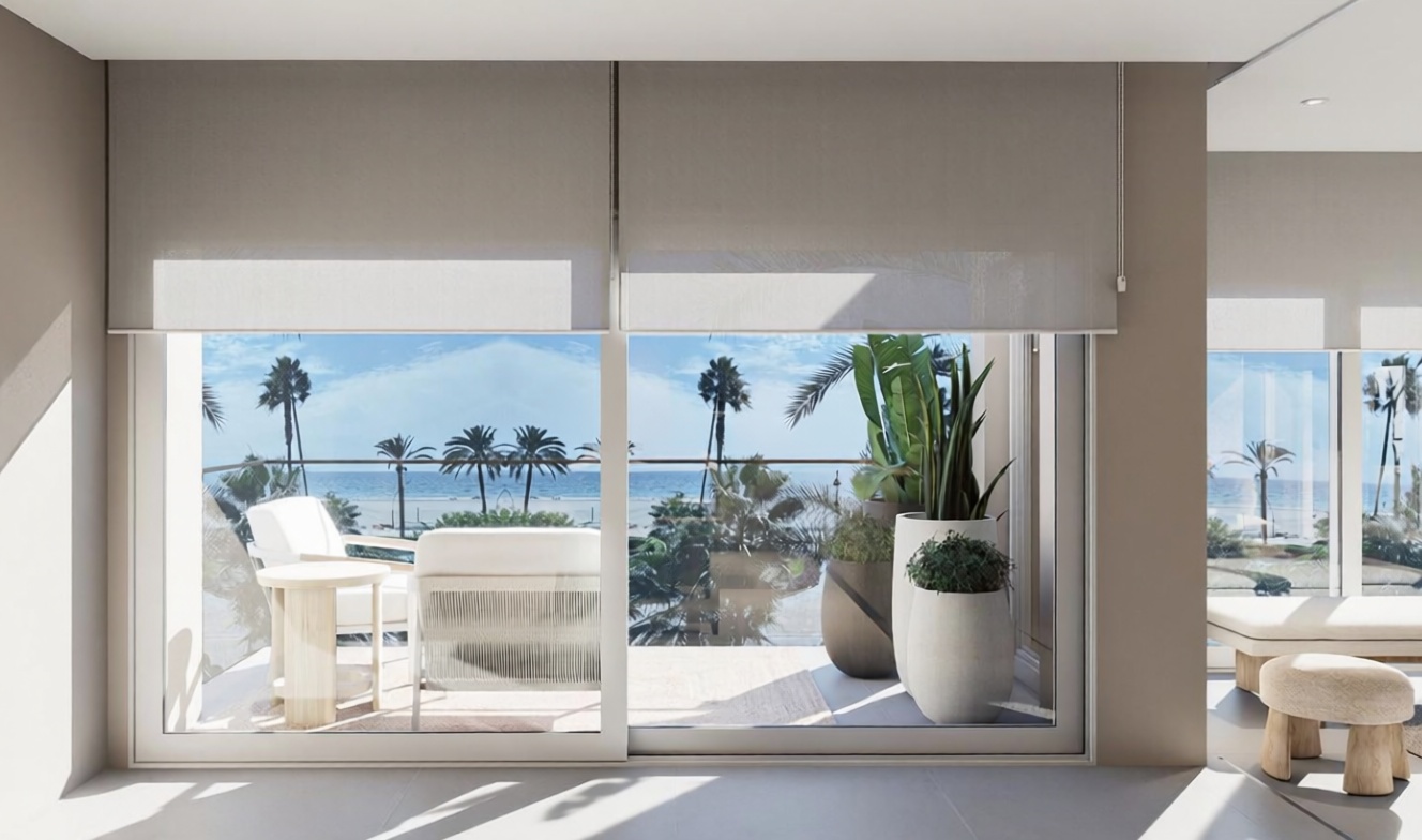 Appartement en première ligne de plage à Estepona