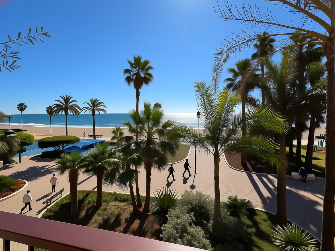 Apartamento em primeira linha de praia em Estepona — Vista mar