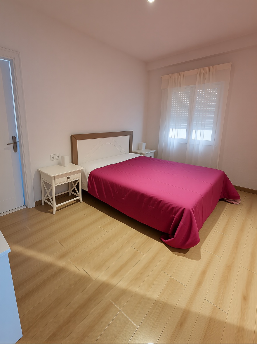 Piso en primera línea de playa en Estepona — Dormitorio