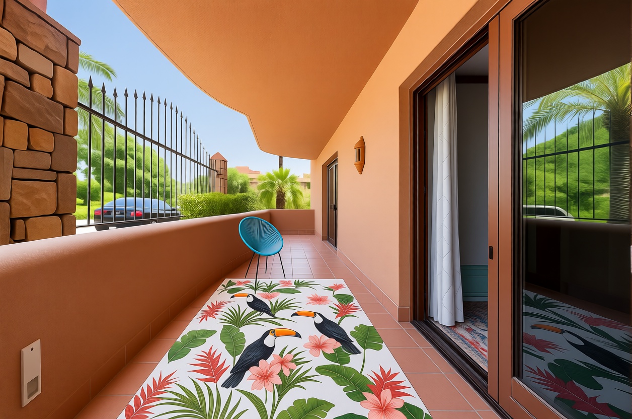 Piso en primera línea de playa en Estepona — Vista mar