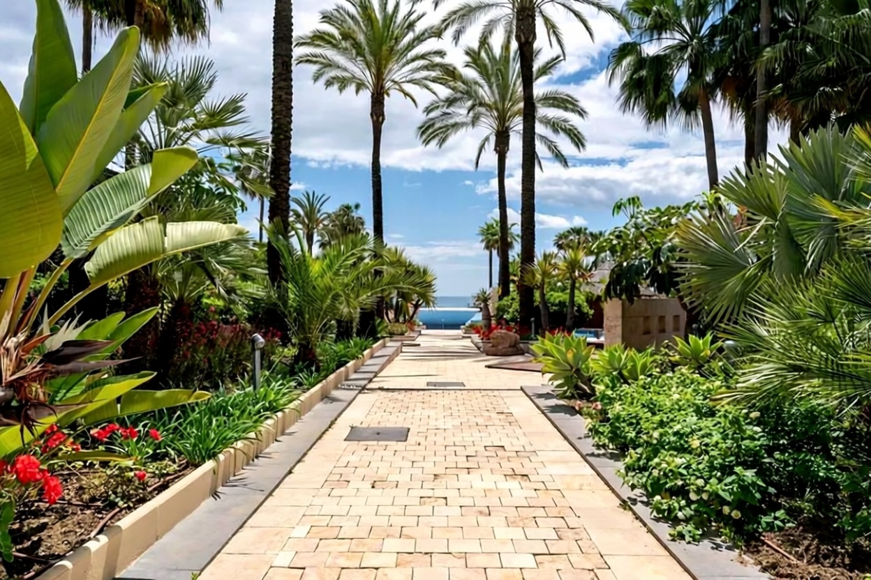 Appartement en première ligne de plage à Estepona