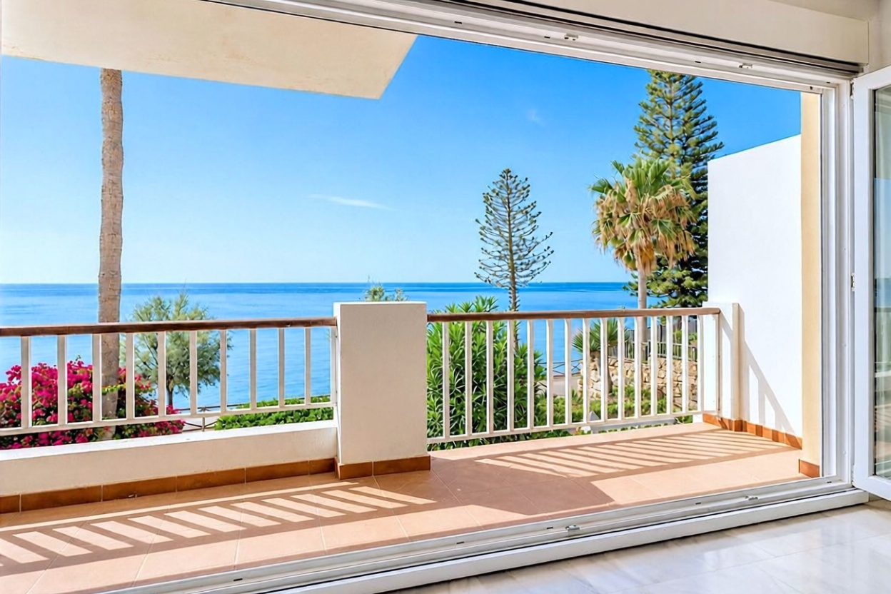 Duplex en première ligne de plage à Estepona