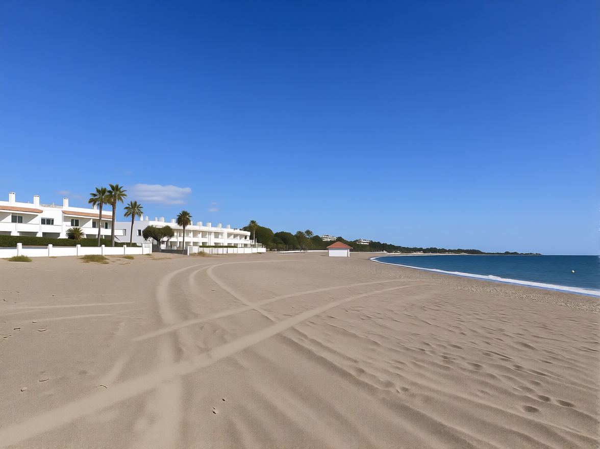 Chalet com acesso direto à praia em Estepona — Vista mar