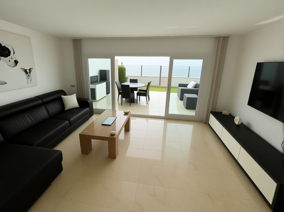 Chalet com acesso direto à praia em Estepona — Sala