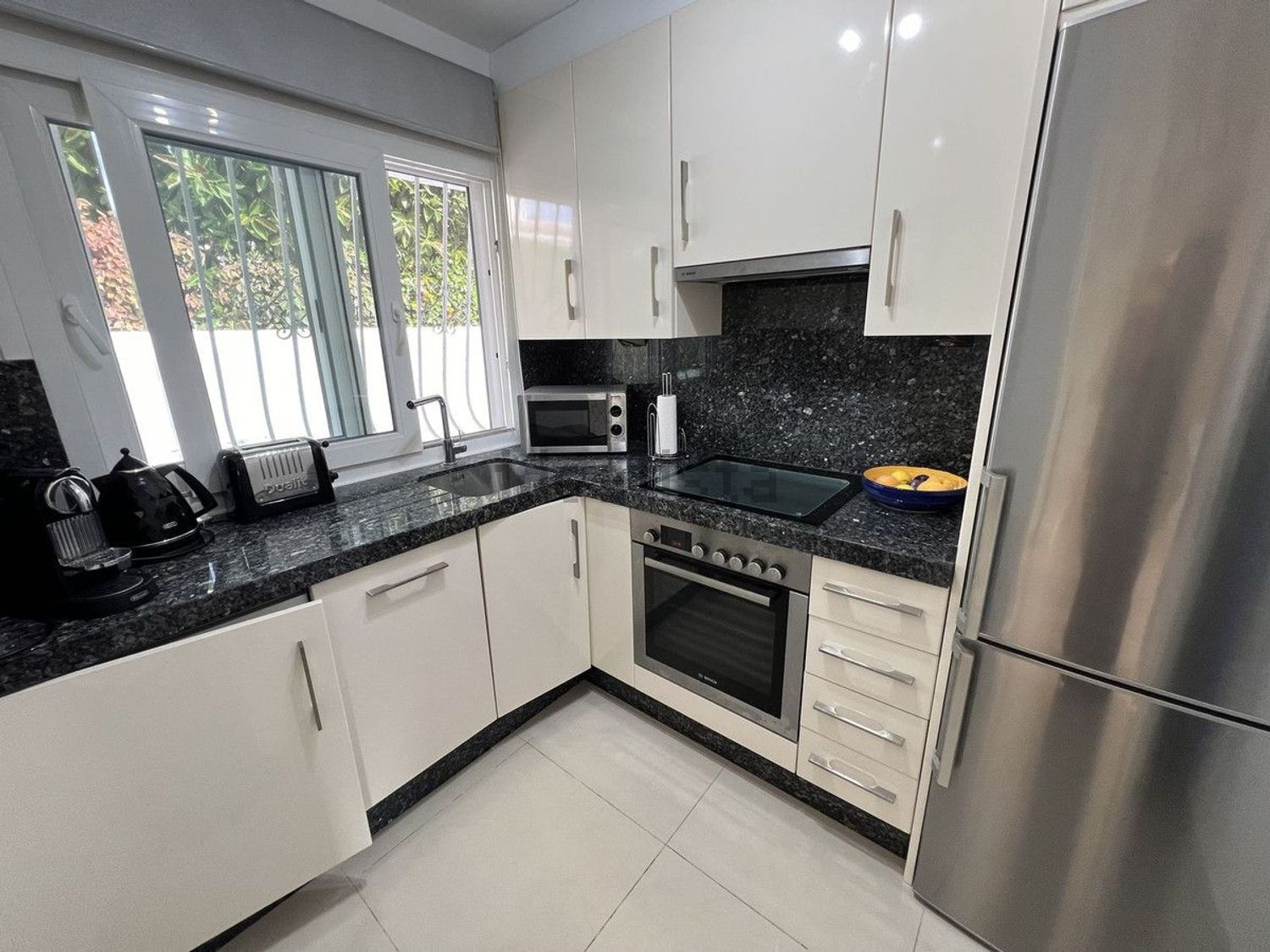 Chalet avec accès direct à la plage à Estepona — Cuisine