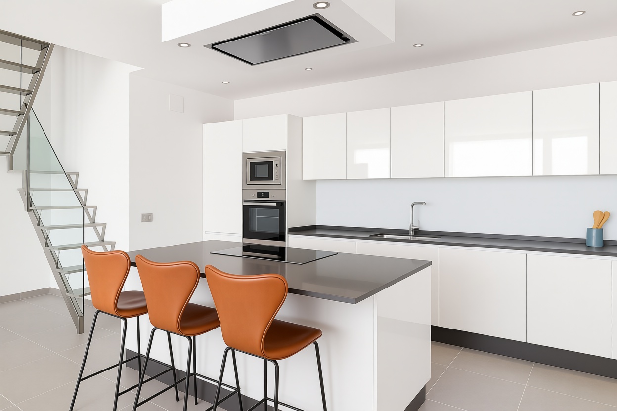 Appartement en attique en première ligne de mer à Estepona — Cuisine