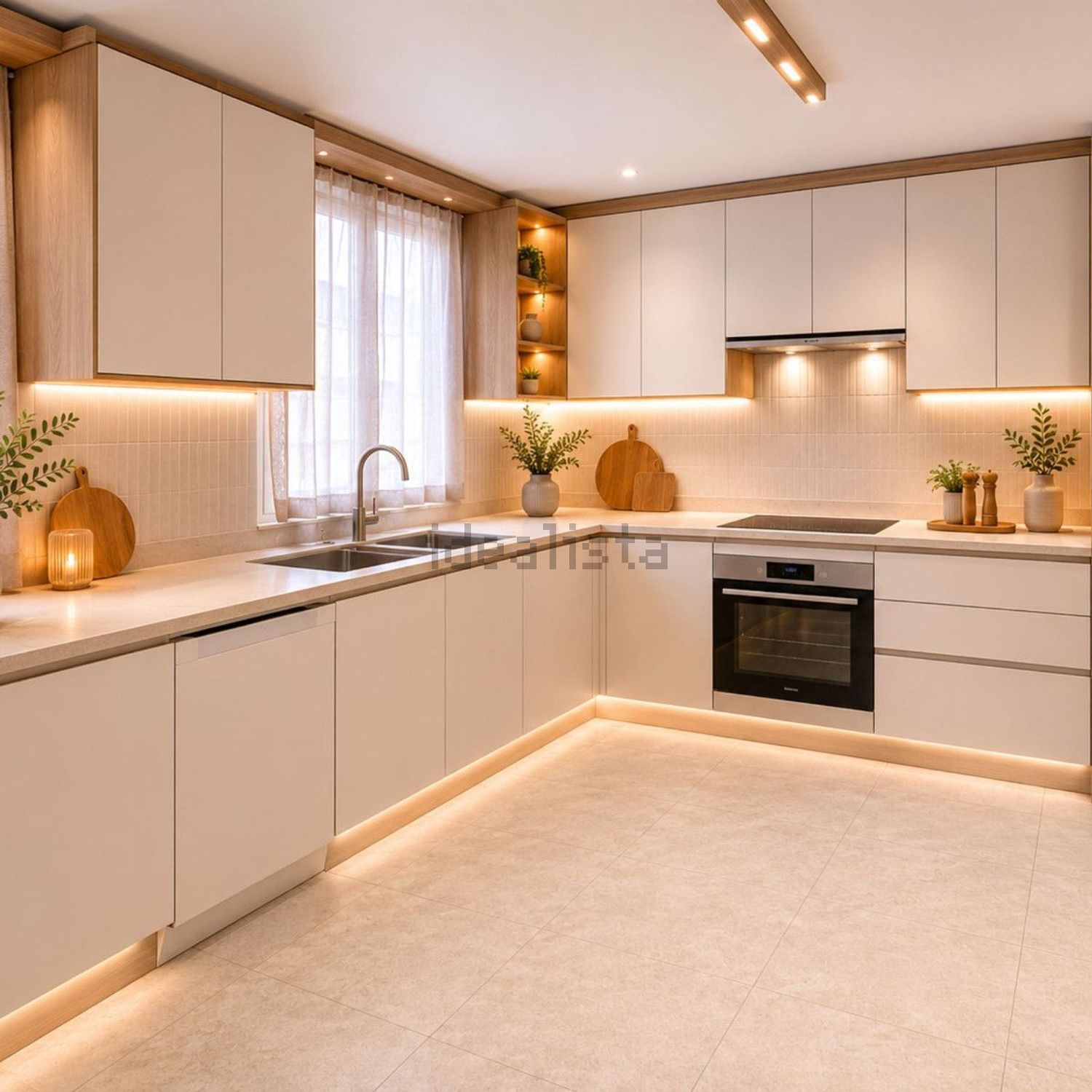 Beachfront flat in Estepona — Kitchen