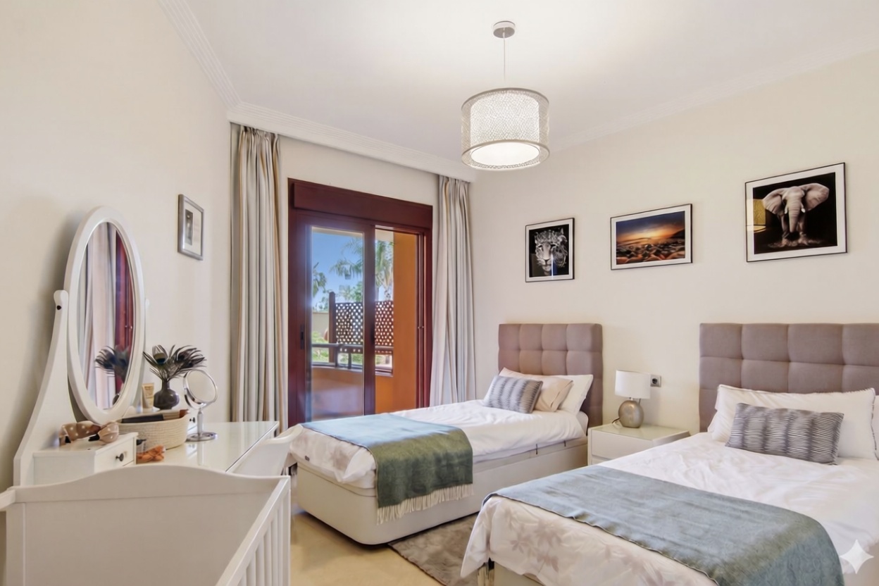Duplex em primeira linha de praia em Estepona — Quarto