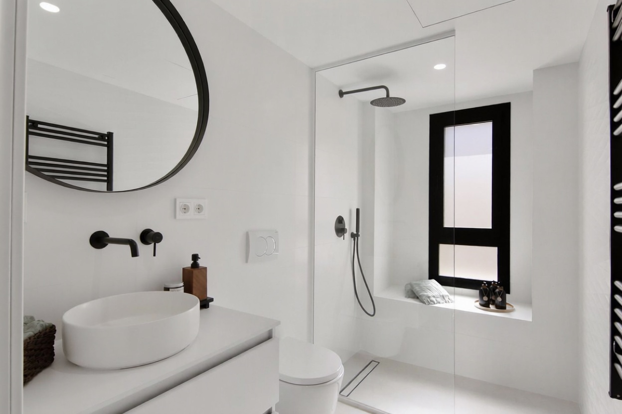 Appartement en attique en première ligne de mer à Estepona — Sanitaires