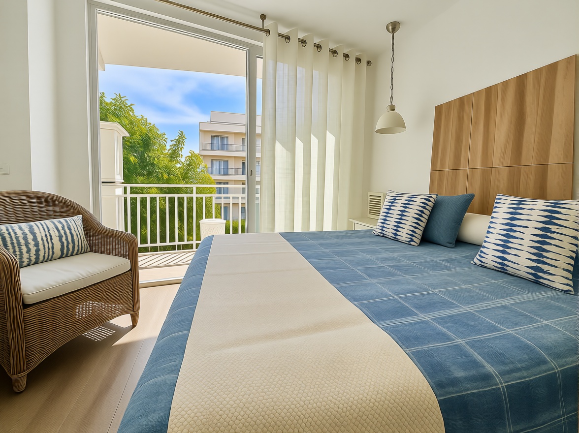 Apartamento em primeira linha de praia em Estepona — Quarto