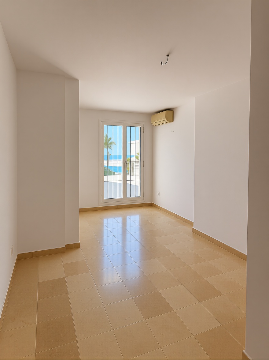 Piso en primera línea de playa en Estepona — Dormitorio