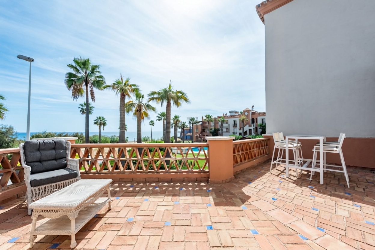 Chalet con acceso directo a playa en Casares — Vista mar
