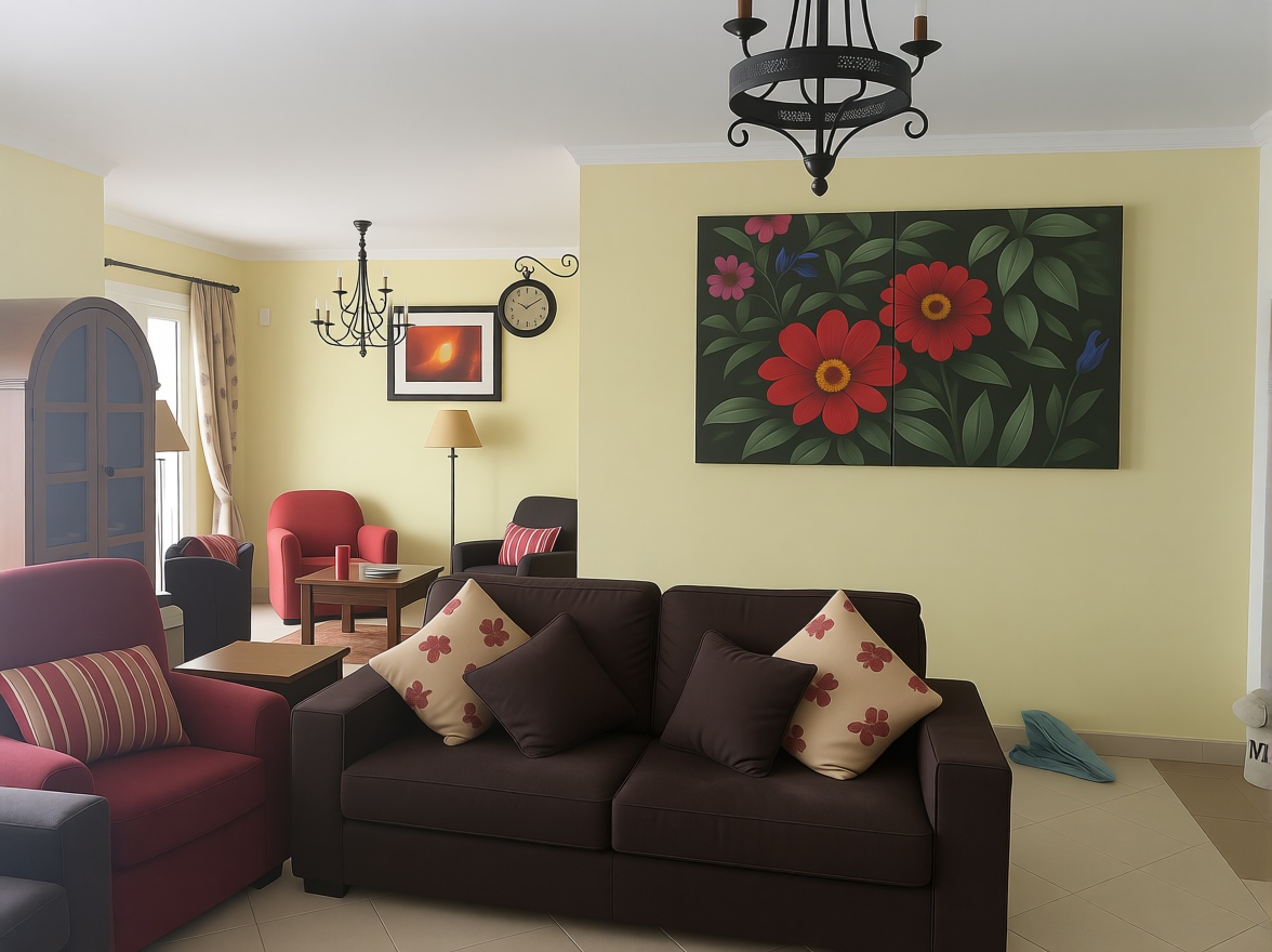 Wohnung in erste Strandlinie in Casares — Wohnzimmer