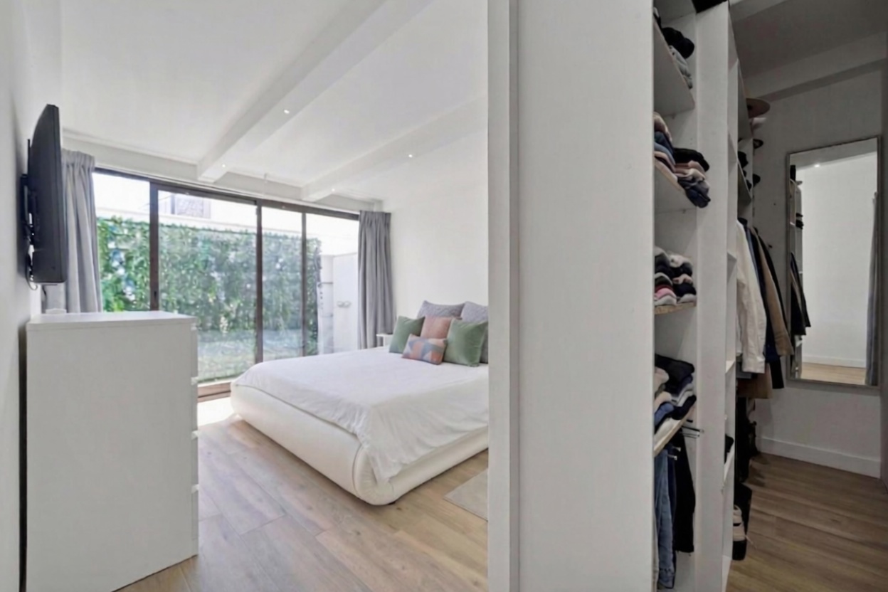 Seafront attic in Casares — Bedroom