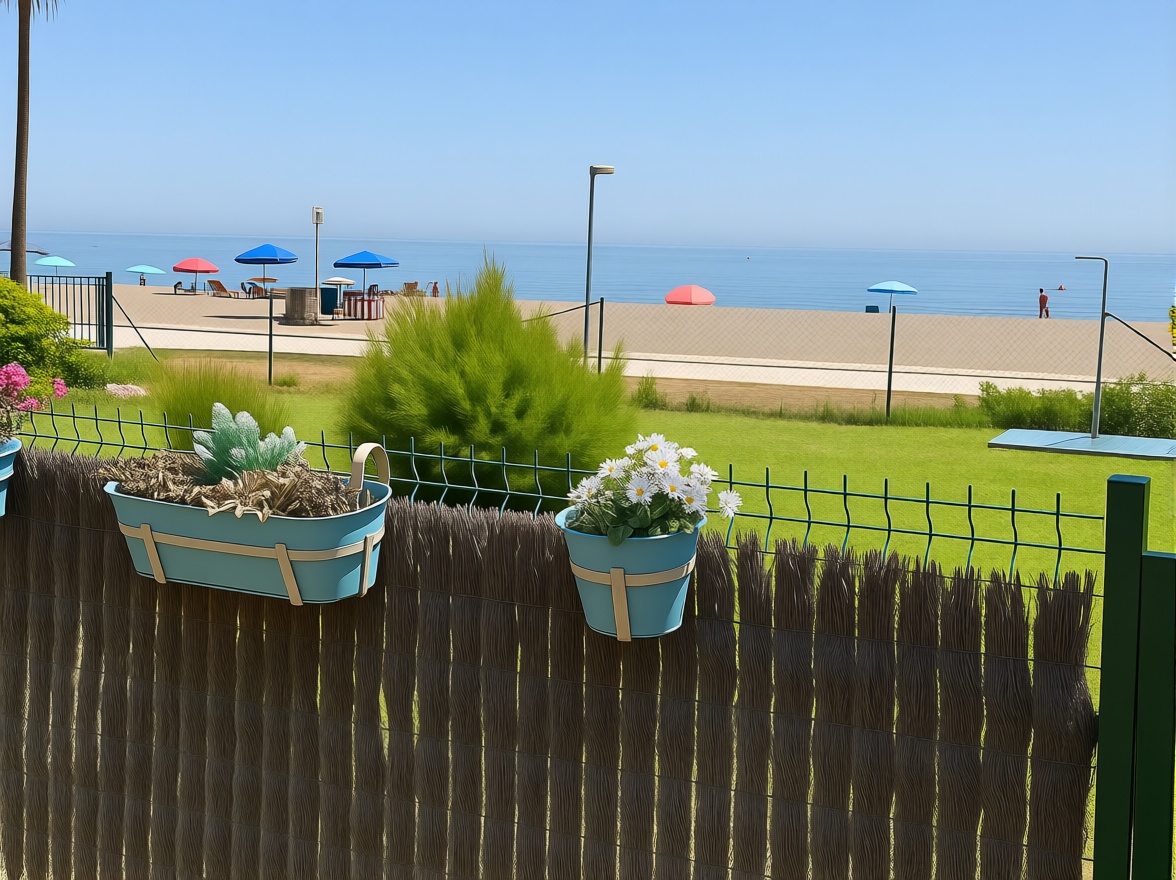Beachfront flat in Casares — Sea view