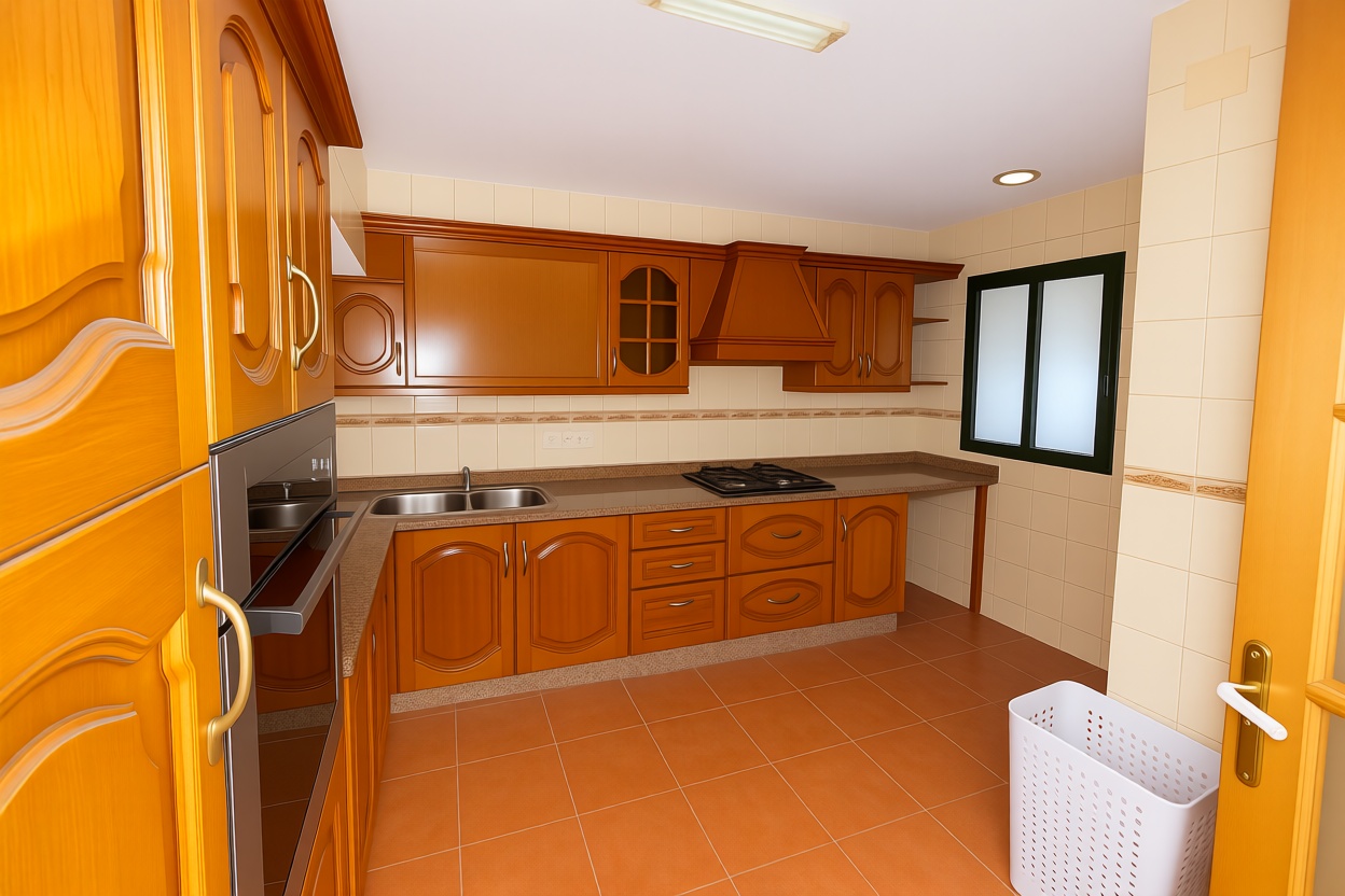 Chalet with direct beach access in Casares — Kitchen