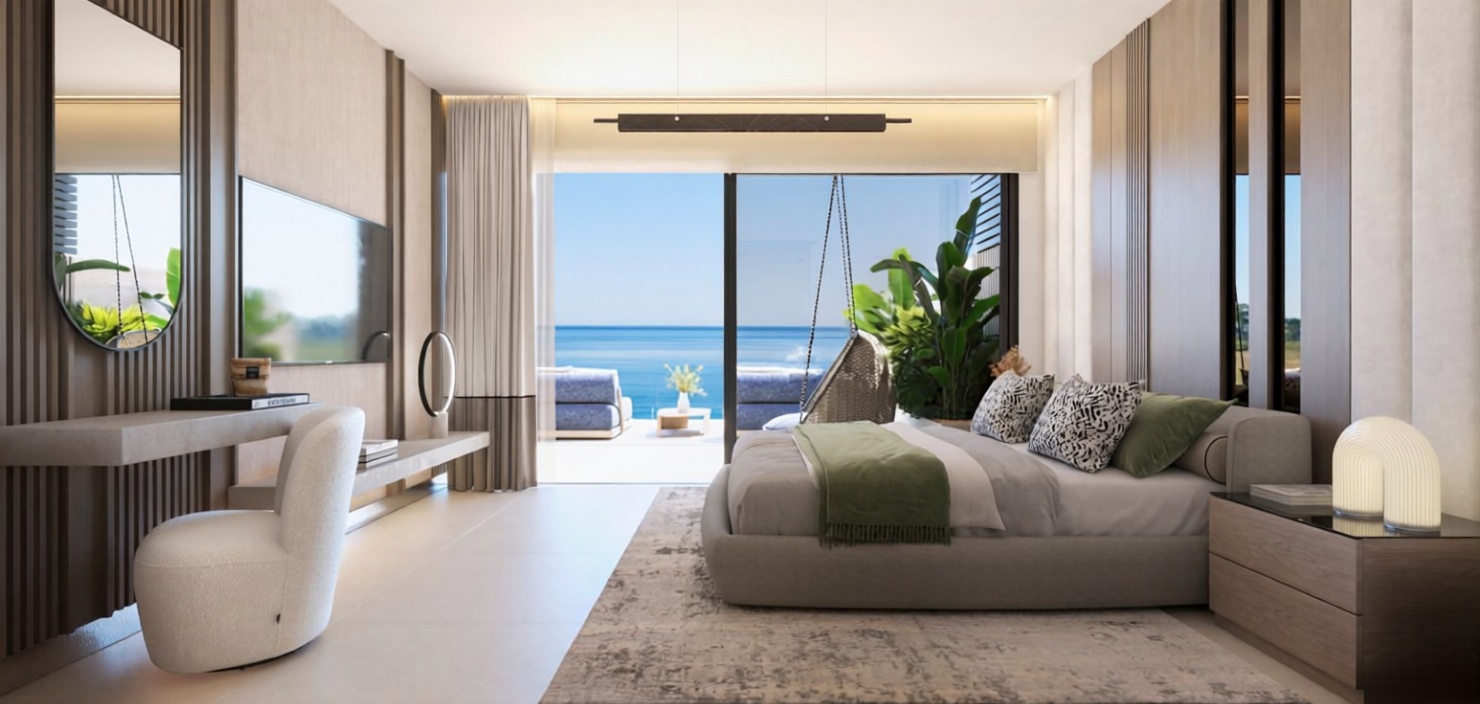 Seafront attic in Manilva — Bedroom