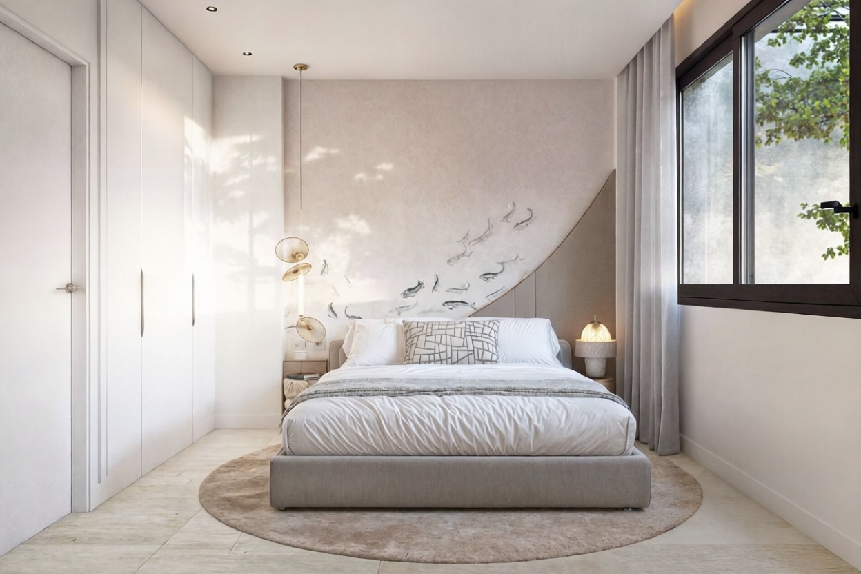 Seafront attic in Manilva — Bedroom