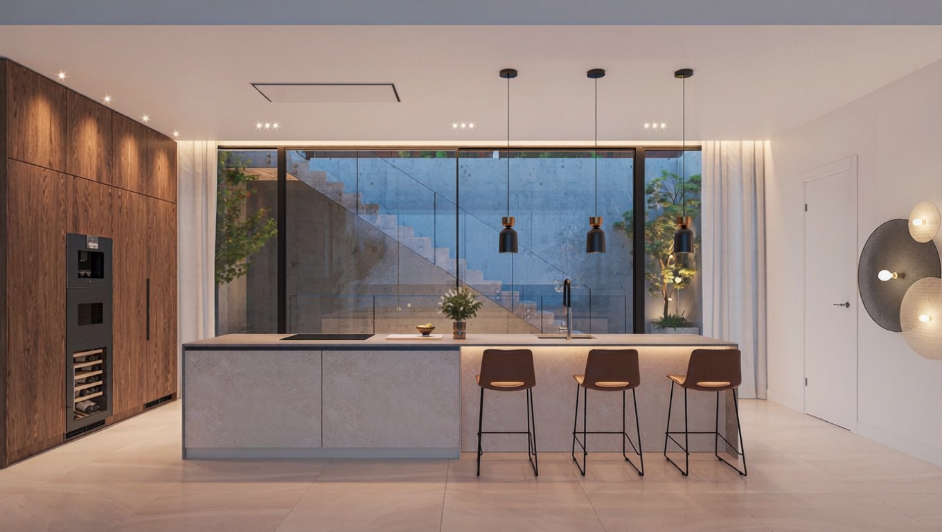 Beachfront flat in Manilva — Kitchen