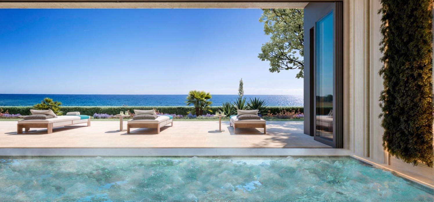 Beachfront flat in Manilva
