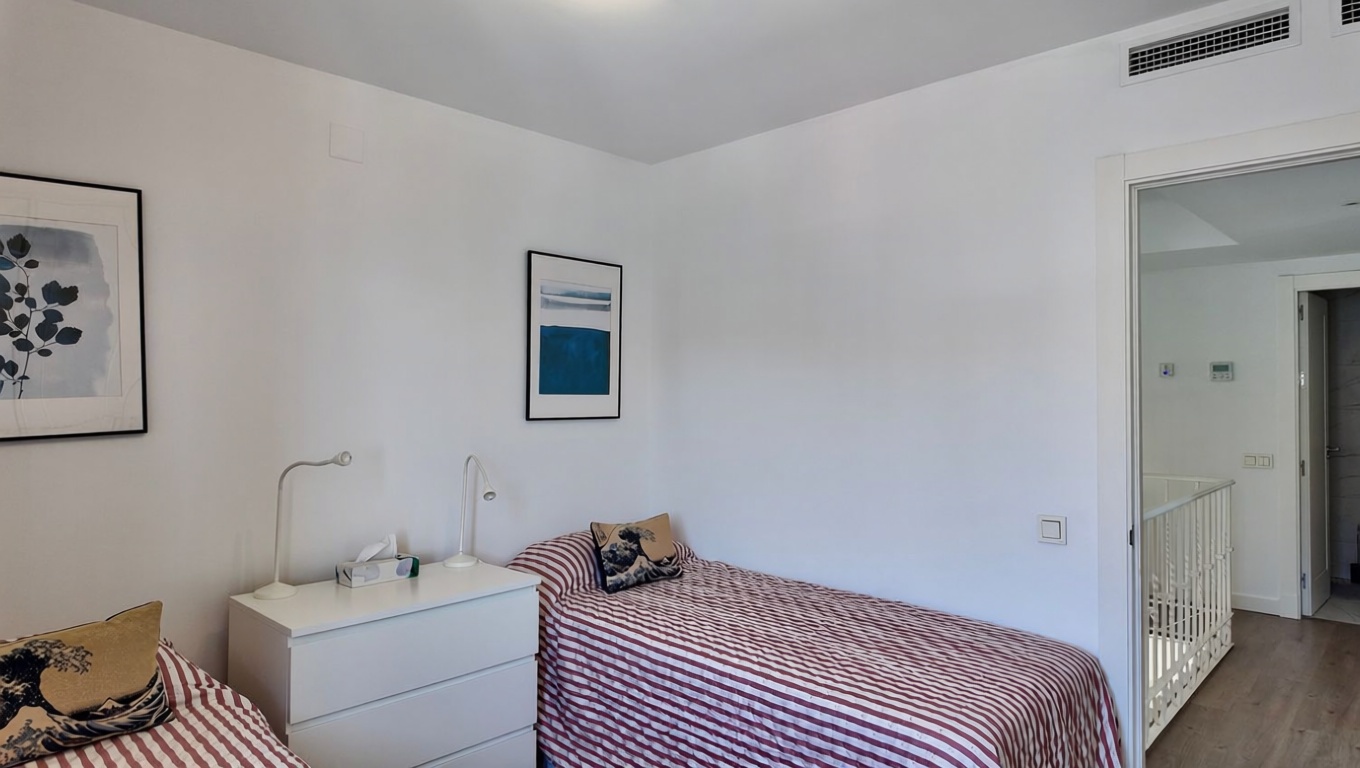 Duplex en première ligne de plage à Puerto de la Cruz — Chambre