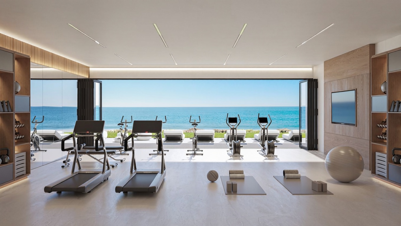 Beachfront flat in Manilva — Sea view