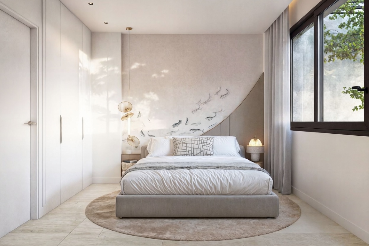 Beachfront flat in Manilva — Bedroom