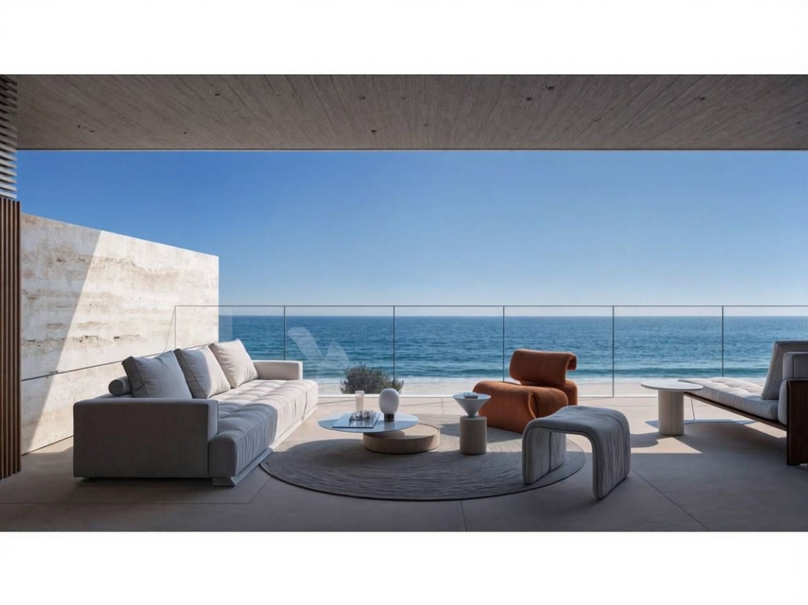 Wohnung in erste Strandlinie in Manilva — Meerterrasse