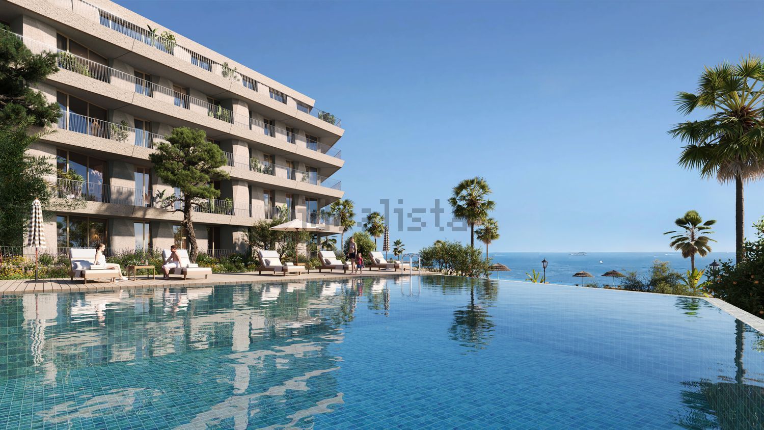 Wohnung in erste Strandlinie in Puerto de la Cruz — Pool
