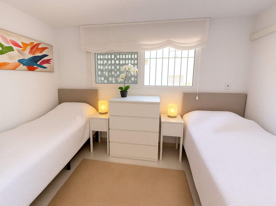 Chalet avec accès direct à la plage à Puerto de la Cruz — Chambre
