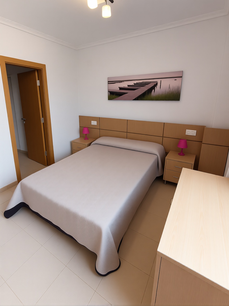 Piso en venta en primera línea de playa en Oropesa del Mar — Dormitorio