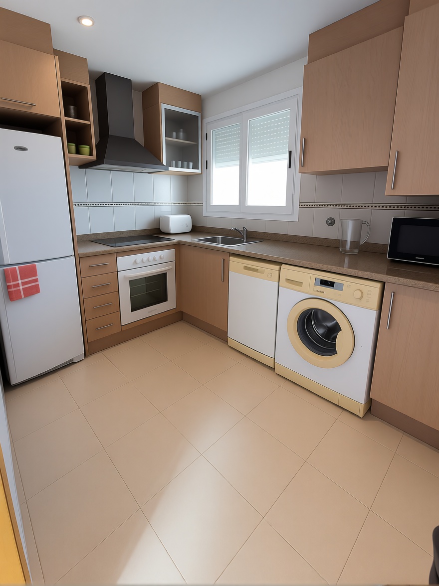 Piso en venta en primera línea de playa en Oropesa del Mar — Cocina