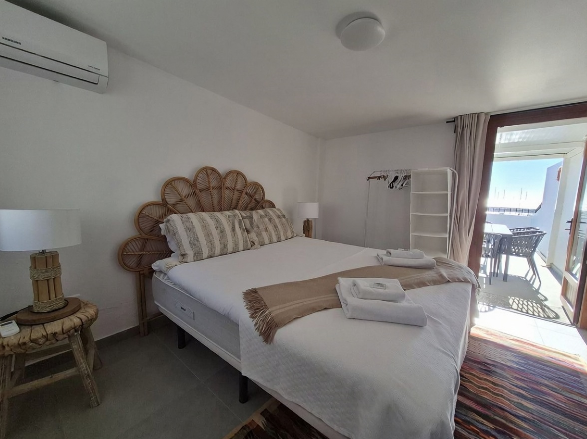 Duplex en première ligne de plage à Puerto de la Cruz — Cuisine