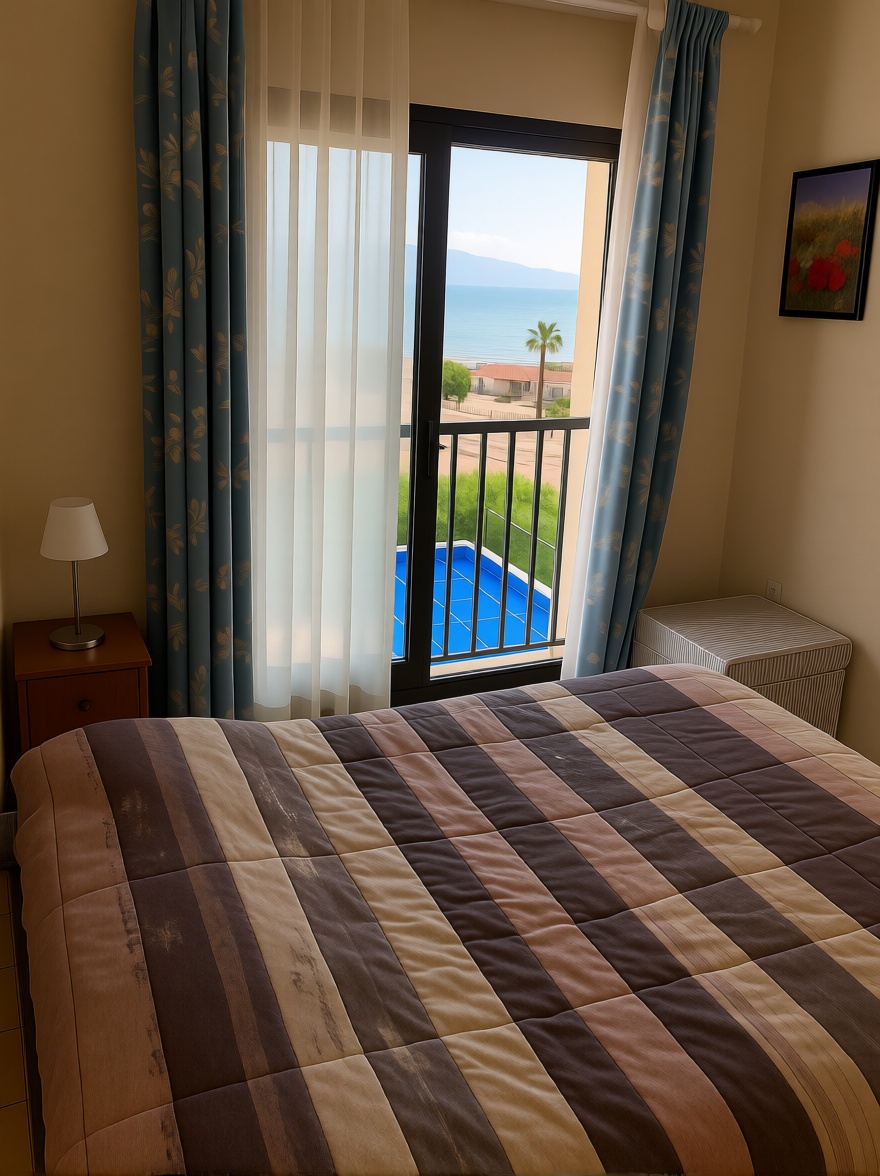 Appartement en première ligne de plage à Puerto de la Cruz — Chambre
