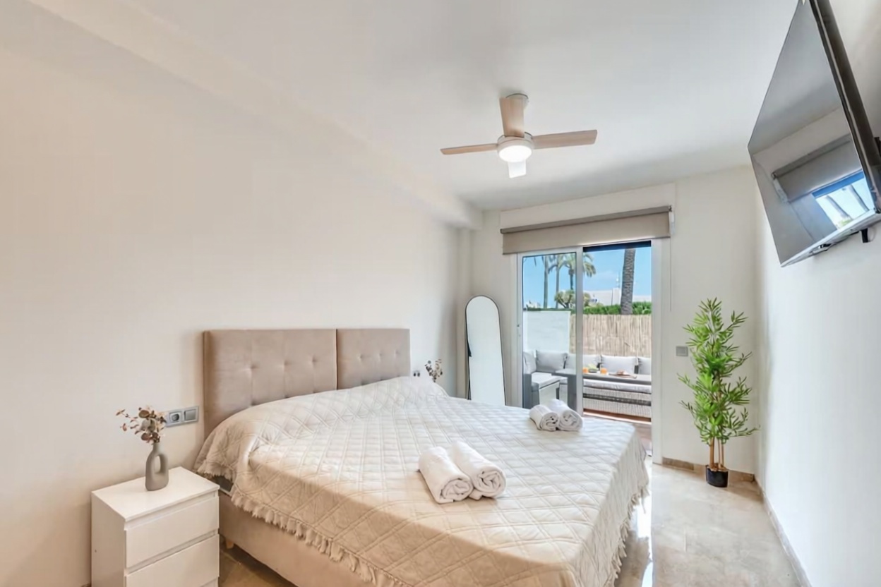 Appartement en première ligne de plage à Puerto de la Cruz — Chambre
