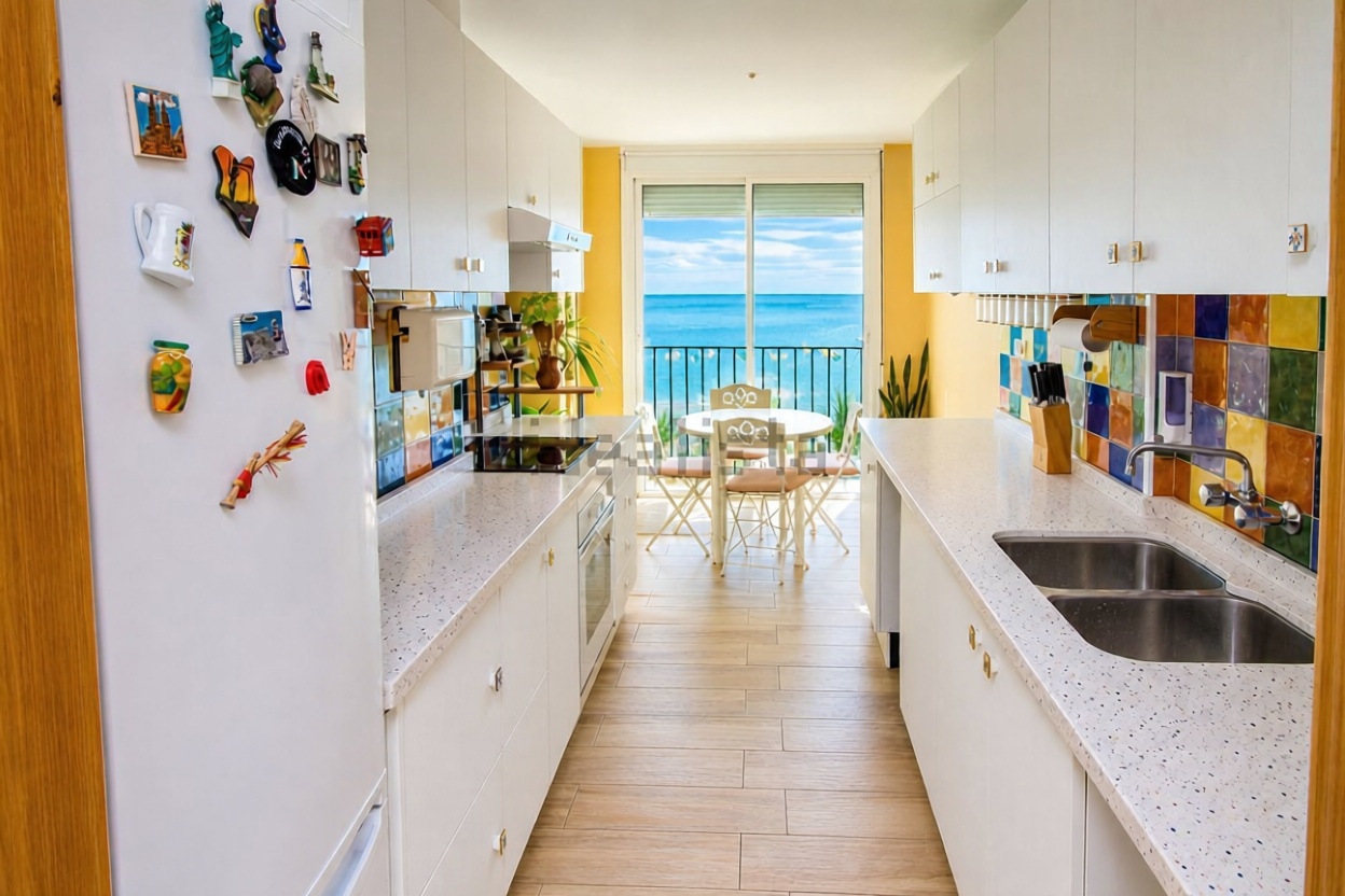 Beachfront duplex in Manilva — Kitchen