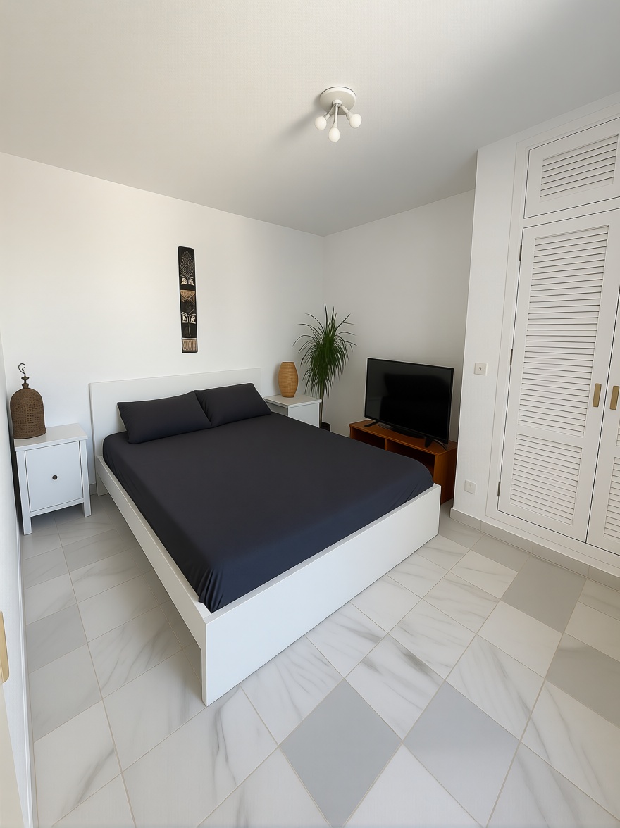 Chalet with direct beach access in Puerto de la Cruz — Bedroom