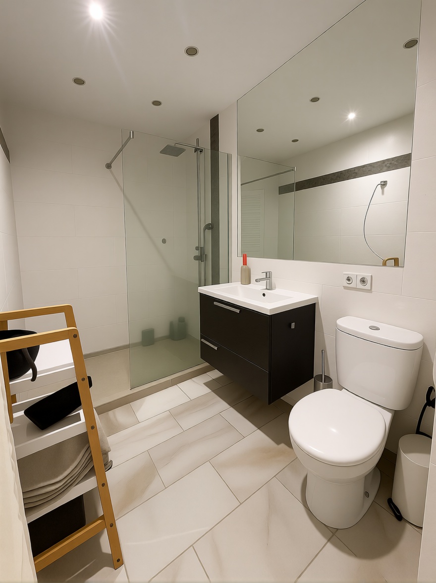 Chalet with direct beach access in Puerto de la Cruz — Bathroom