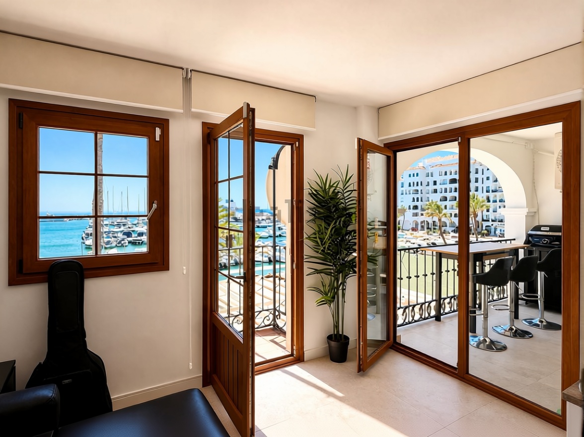 Beachfront flat in Puerto de la Cruz — Sea view
